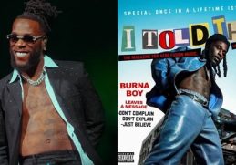 Burna Boy To Feature J. Cole, Seyi Vibez, In Upcoming Project, 'I Told Them'